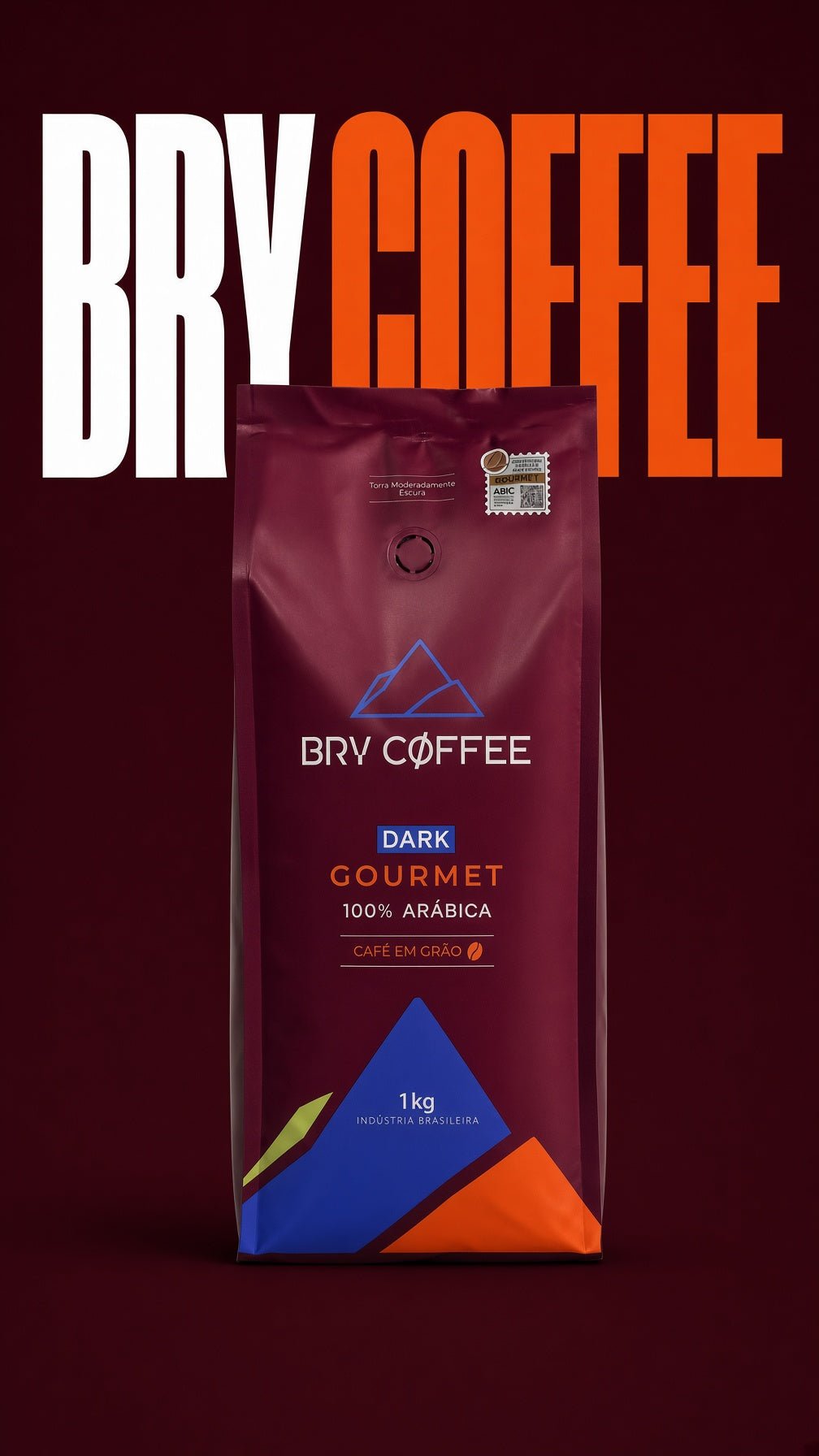Café em Grãos Dark 1kg 100% Arábica Gourmet - BRY COFFEE